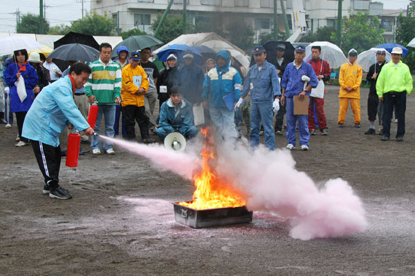 防災訓練が行われます。