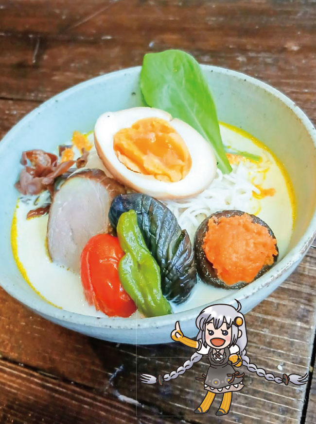 あかりちゃんの白い鶏だし豆乳麺画像